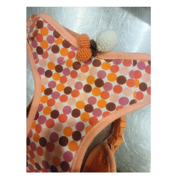 Peach Polka Dot EasyGo Dog Harness - NWT, Large - Picture 3 of 5
